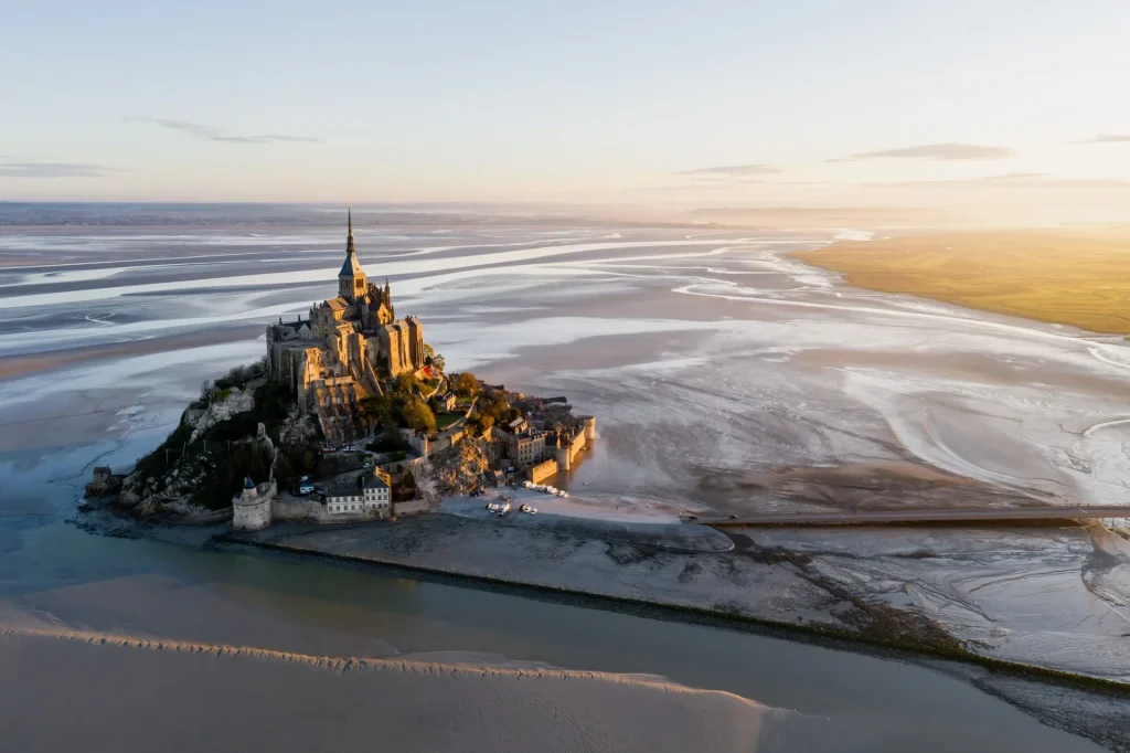 Baie du Mont Saint Michel en Normandie
