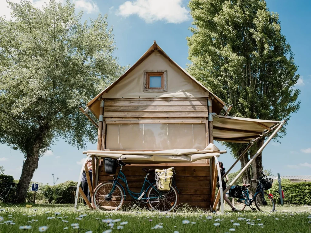 Hébergement vélo au camping de Pont L'Evêque