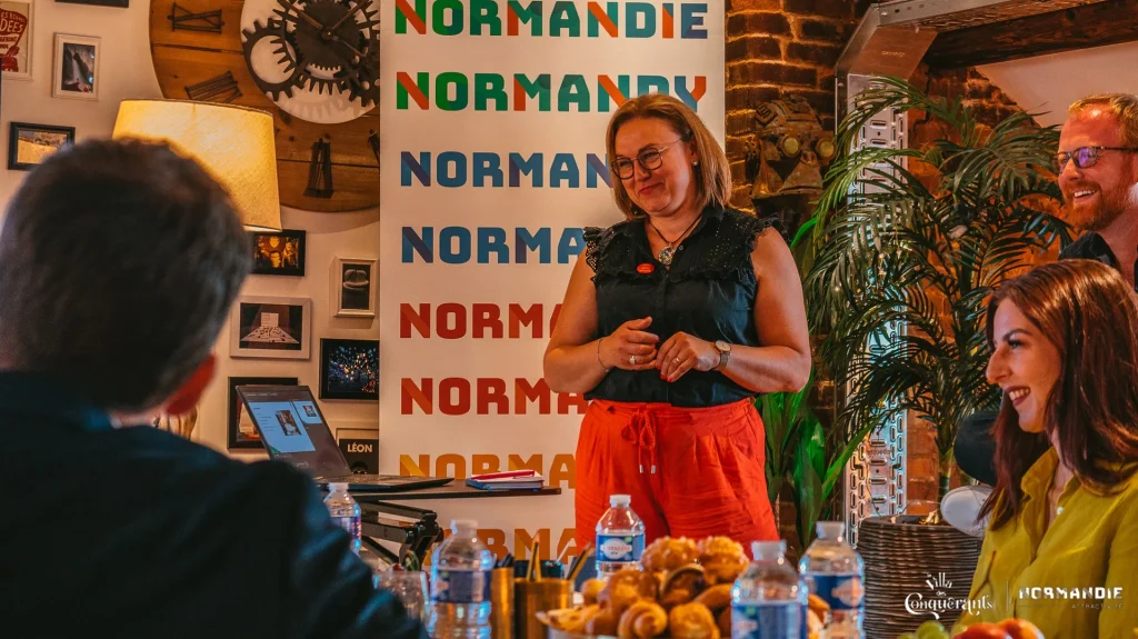 Magali Leblond, responsable des partenariats chez Normandie Attractivité.