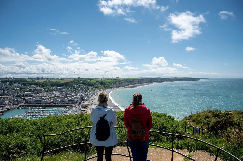 Point de vue sur Fecamp et la Cote d’Albatre