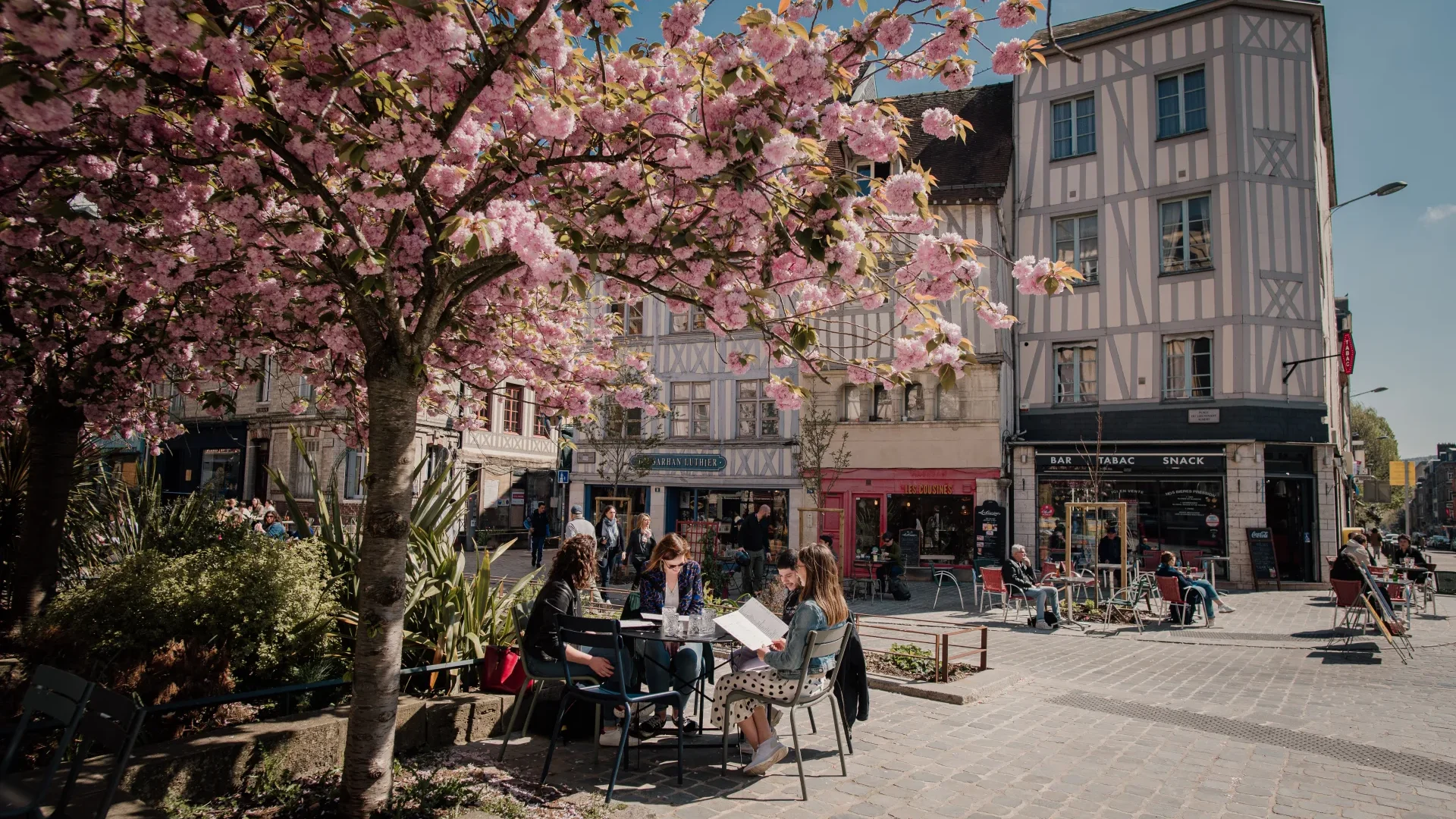 Terrasse Rouen Printemps