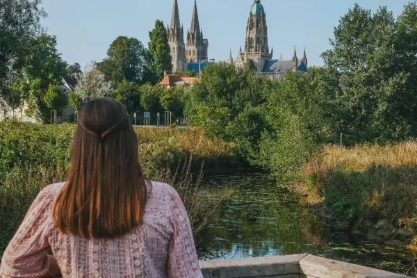 Pauline Cadet, médiatrice culturelle à Bayeux
