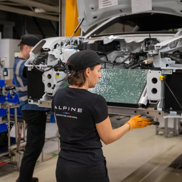 Alpine Dieppe fabrication voiture
