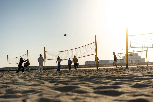 Le-Havre session de volley sur la plage