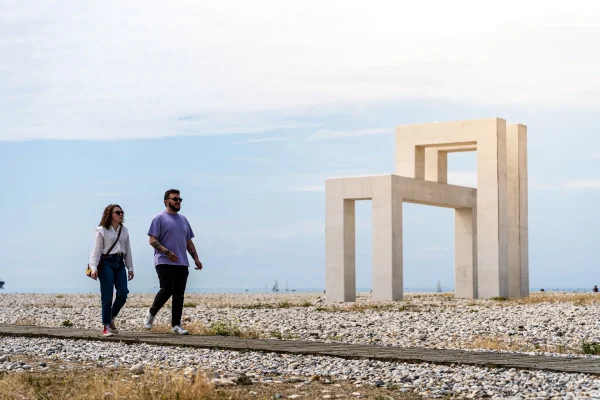 Le-Havre balade sur la plage