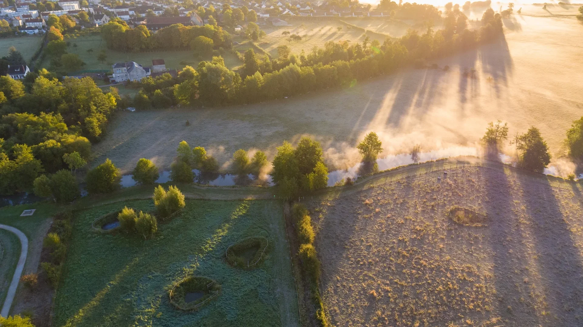 Argentan vu du ciel