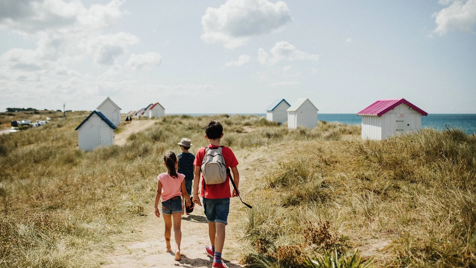 Cabines_de_plage_-_Gouville-sur-Mer Manche