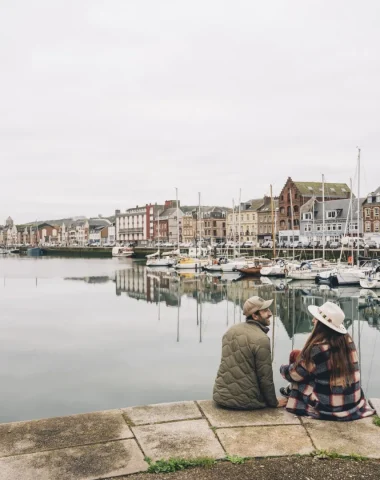 fécamp port de plaisance couple
